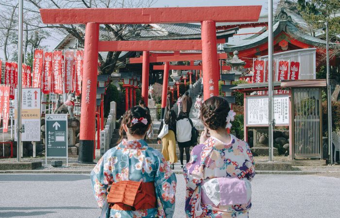 Inuyama stroll in Kimono
